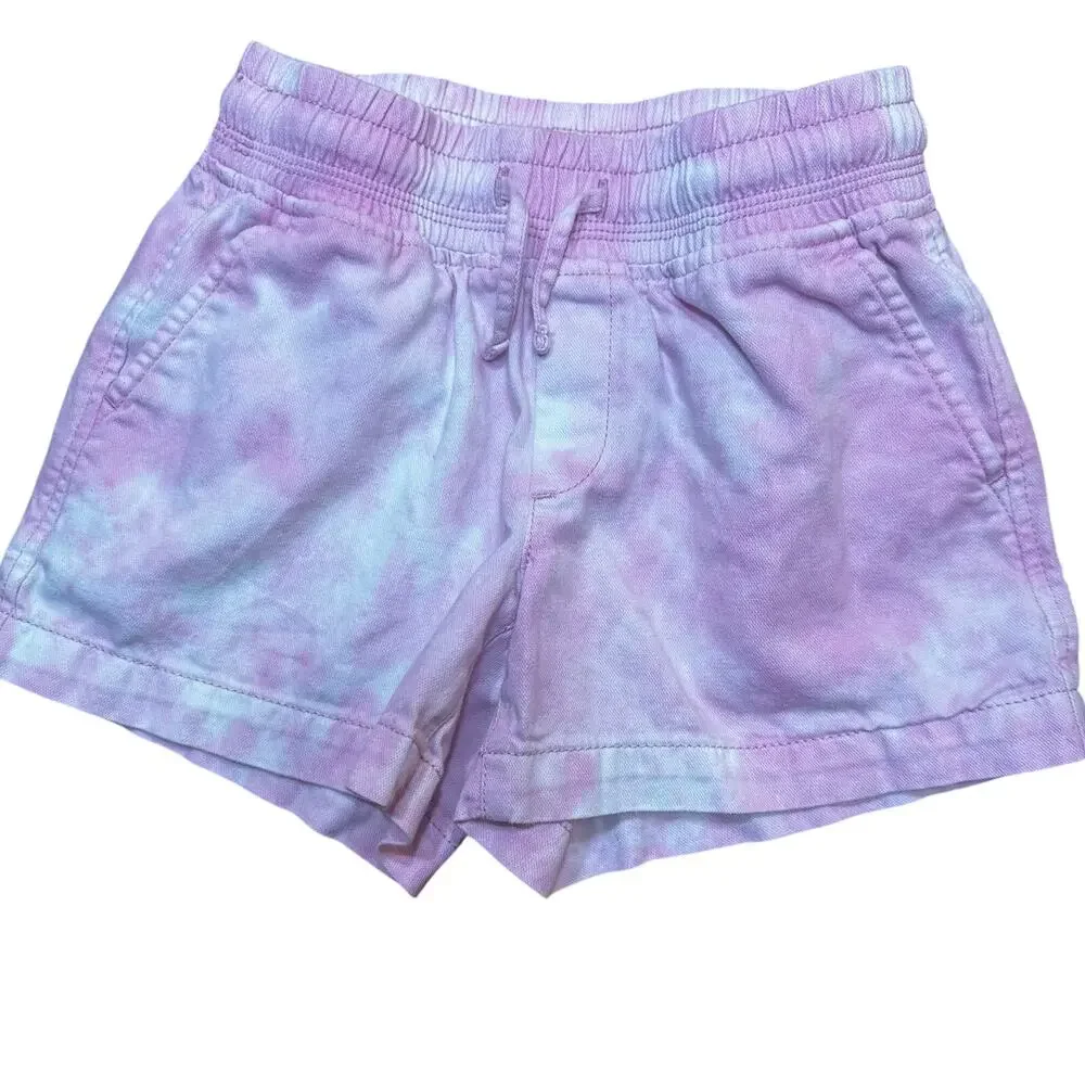 Gap Kids Pink Sweat Shorts sz S (6-7) Pink Tie-Dye Shorts